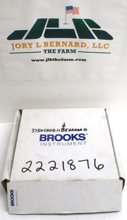 BROOKS INSTRUMENTS, 3750CA0D11BEAAAAA0 , LOW FLOW ARMORED FLOW METER, SURPLUS