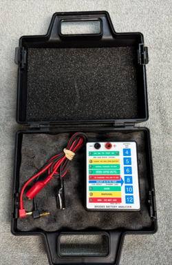 BATTERY ANALYZER W/