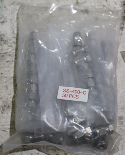 LOT 50 NEW SWAGELOK SS-400-6