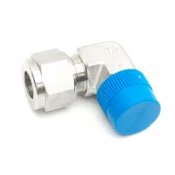 SWAGELOK SS-10M0-2-6 STAINLESS STEEL ELBOW FITTING, 10MM TUBE TO 3/8IN NPT