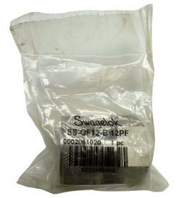 SWAGELOK SS-QF12-B-12PF STAINLESS STEEL FULL FLOW QUICK CONNECT BODY, S02248846S