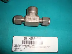 SWAGELOK SS-400-3-4TTF STAINLESS TUBE TEE ADAPTER 1/4