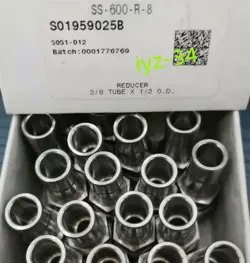 1PC SWAGELOK SS-600-R-8 CARD PIPE JOINT