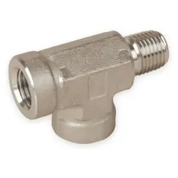 10 PIECE PACKAGE SWAGELOK EQUIVALENT TO SS-8-ST STREET TEE FITTING, 1/2