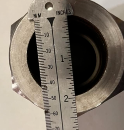 SWAGELOK SS-3200-6 STAINLESS STEEL UNION 2'' TUBE X 2'' TUBE HYDRAULIC SWAGING U