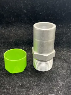 10 EA. STAINLESS STEEL SWAGELOK TUBE FITTING, ADAPTER, 1 IN. TUBE OD X 3/4 IN