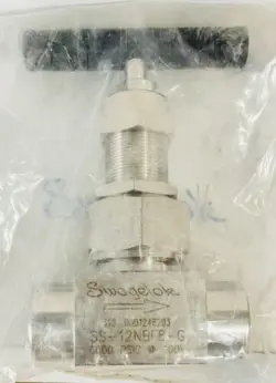 NEW SWAGELOK SS-12NBF8-G STAINLESS STEEL SEVERE SERVICE 1/2 BONNET NEEDLE VALVE