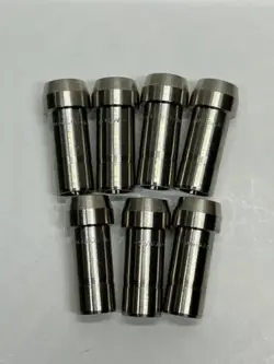LOT OF 7 SWAGELOK SS-811-PC SS TUBE FITTING, PORT CONNECTOR, 3/8 IN. TUBE OD