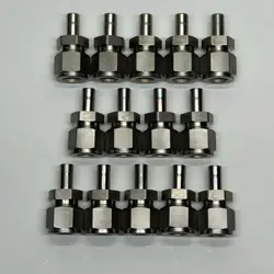 LOT OF  14 SWAGELOK SS-810-R-6 REDUCER, 1/2 IN. TUBE OD X 3/8 IN. SWAGELOK TUBE