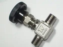 1- WHITEY SWAGELOK STAINLESS STEEL INTEGRAL BONNET VALVE, 1/4