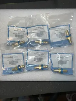 SWAGELOK B-PB6-TA6 PUSH ON HOSE FITTING LOT OF 6 NEW