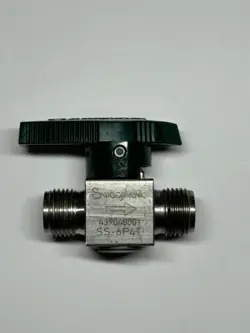 USED SWAGELOK SS-6P4T STAINLESS STEEL VALVE