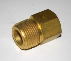 3/4 MNPT X 1/2 FNPT BRASS REDUCER FITTING CAJON SWAGELOK B-12-RB-8