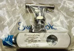 NEW SWAGELOK SS-6PNBGM8-F8 SCREWED-BONNET GAUGE NEEDLE VALVE 1/2”MNPT X 1/2”FNPT