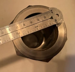 SWAGELOK SS-3200-6 STAINLESS STEEL UNION 2'' TUBE X 2'' TUBE HYDRAULIC SWAGING
