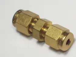 1- SWAGELOK BRASS COMPRESSION UNION FITTING, 1/8