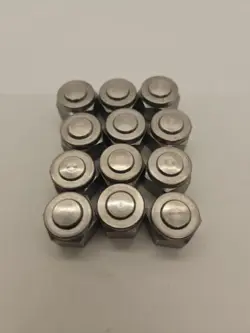 LOT OF 12 SWAGELOK STAINLESS STEEL TUBE PLUG FITTING, 3/8