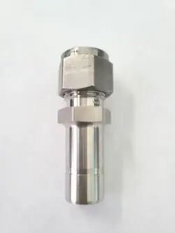 LOT OF 5 SWAGELOK SS-600-R-8BT, SST, BORED-THROUGH REDUCER, 3/8