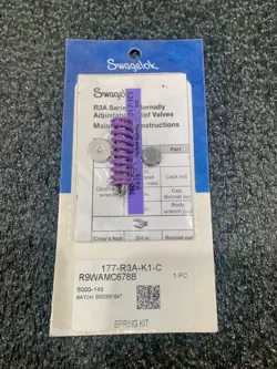 (LOT OF 4) SWAGELOK SPRING KIT FOR R3A RELIEF VALVE,  750-1500 PSIG 177-R3A-K1-C