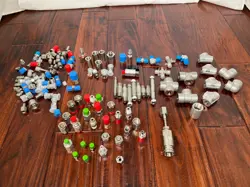 SWAGELOK, CAJON, MERIT, OTHER 316 FITTINGS STAINLESS STEEL LOT