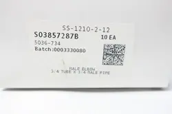 BOX OF 10 SWAGELOK SS-1210-2-12 STAINLESS PIPE ELBOW 3/4IN TUBE X 3/4IN NPT