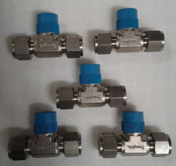 LOT OF 5 SWAGELOK SS-810-3-8TTM MALE BRANCH TEE 1/2