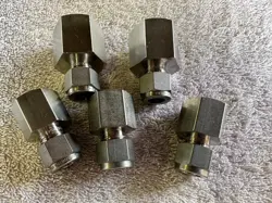 5 PCS: SWAGELOK SS-600-7-6, SS-600-7-8, 3/8