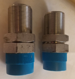 SWAGELOK SS-1210-11-12 STAINLESS STEEL BULKHEAD FITTING 3/4” TUBE X 3/4” MNPT