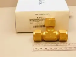 SWAGELOK B-810-3 BRASS TUBE FITTING UNION TEE 1/2