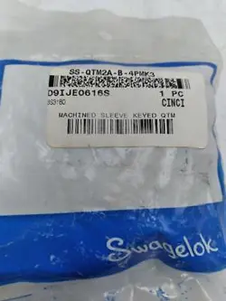 NEW SWAGELOK SA-QTM2A-B-4PMK3 QUICK CONNECT BODY 3/8 IN. TUBE