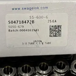 X25 SWAGELOK SS-600-6