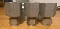SWAGELOK FITTING  S-12-RA-6 CONNECTOR  3/4”-3/8” LOT OF 12