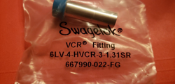 3/8 VCR GLAND X 1.31 LG, 6LV-4-HVCR-3-1.31SR, SWAGELOK, QTY 5 PER LOT