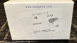 SWAGELOK SS-600-7-8  3/8