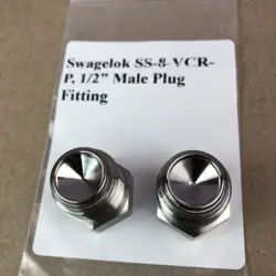 2: SWAGELOK SS-8-VCR-P