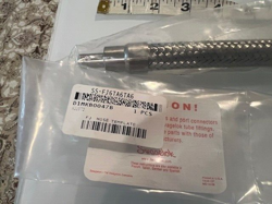 SWAGELOK SS-FJ6TA6TA6 STAINLESS STEEL BRAIDED HOSE ASSEMBLY