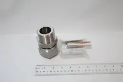 SWAGELOK SS-24-TA-1-24 MALE TUBE ADAPTER, 1 1/2 IN. TUBE OD X 1 1/2 IN. MALE NPT