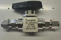 SWAGELOK SS-83PS6 STAINLESS STEEL 3/8” HIGH PRESSURE BALL VALVE 6000PSI