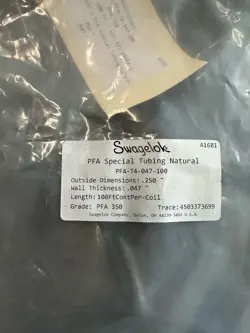 SWAGELOK PFA-T4-047-100