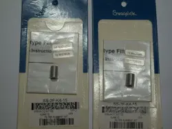 2- SWAGELOK PARTICULATE FILTER ELEMENTS, 2F SERIES IN-LINE, SS-2F-K4-15