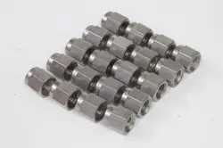LOT OF 20 316 STAINLESS STEEL NUT FOR 1/8 IN. SWAGELOK TUBE FITTING SS-202-1