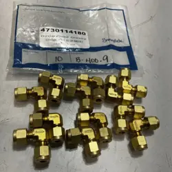 SWAGELOK  B-400-9 ELBOW TUBING  UNION 1/4 BRS TUBE LOT OF 12 U3S