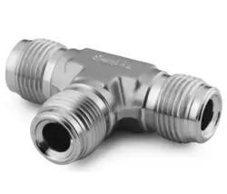 SWAGELOK SS-4-VCR-T: 316 STAINLESS VCR FACE SEAL FITTING, 1/4 IN. UNION TEE