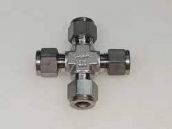 NEW (LOT OF 4) SWAGELOK SS-600-4 SS STAINLESS STEEL CROSS