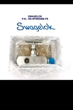 ~NEW~ SWAGELOK PN:SS-6PNBGM8-F8 SS-316 GAUGED NEEDLE VALVE. NEW!!!