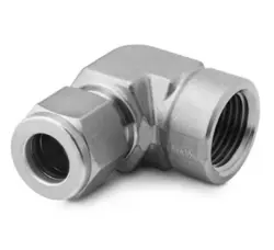 1/4 TUBE X 3/8 FNPT 316SS ELBOW FITTING SWAGELOK  SS-400-8-6