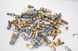 HUNDREDS OF DOLLARS WORTH OF SWAGELOK, PARKER, HOLLAND FITTINGS ADAPTERS ETC...