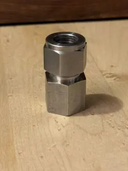 SWAGELOK STAINLESS STEEL CONNECTOR, 1/2
