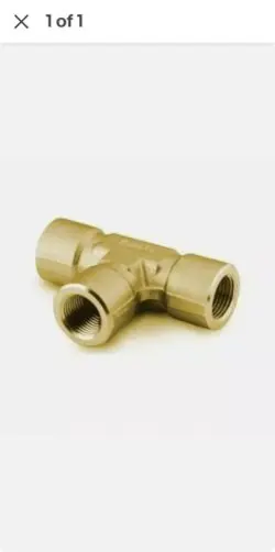 SWAGELOK B-4-T BRASS PIPE FITTING FNSP
