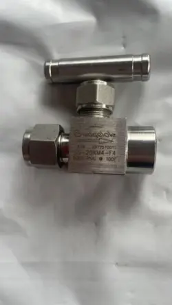 SWAGELOK SS-20KM4-F4 INTEGRAL BONNET NEEDLE VALVE SS, 1/4